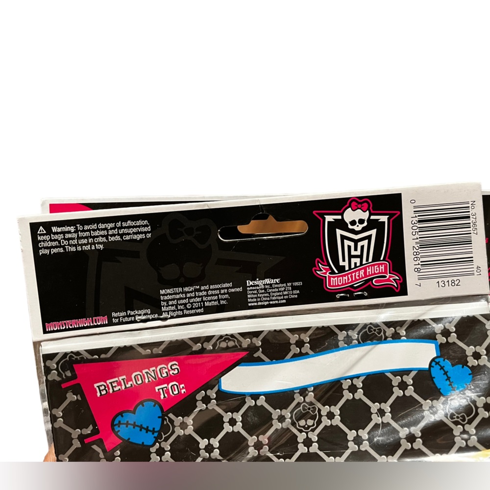 Monster high Party Supplies Loot Bags bundle of two sets NEW - Picture 3 of 3